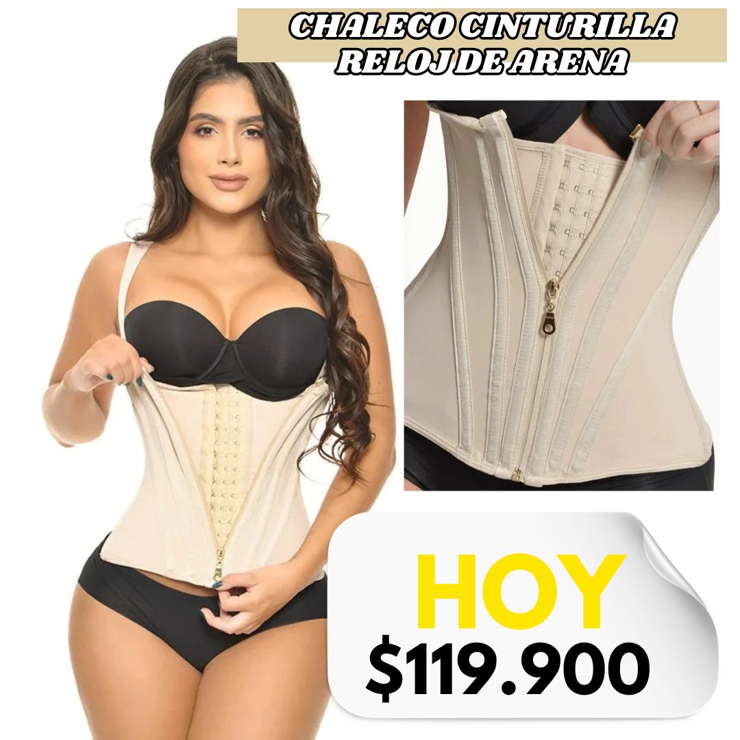 Chaleco Reloj de Arena con 13 Varillas