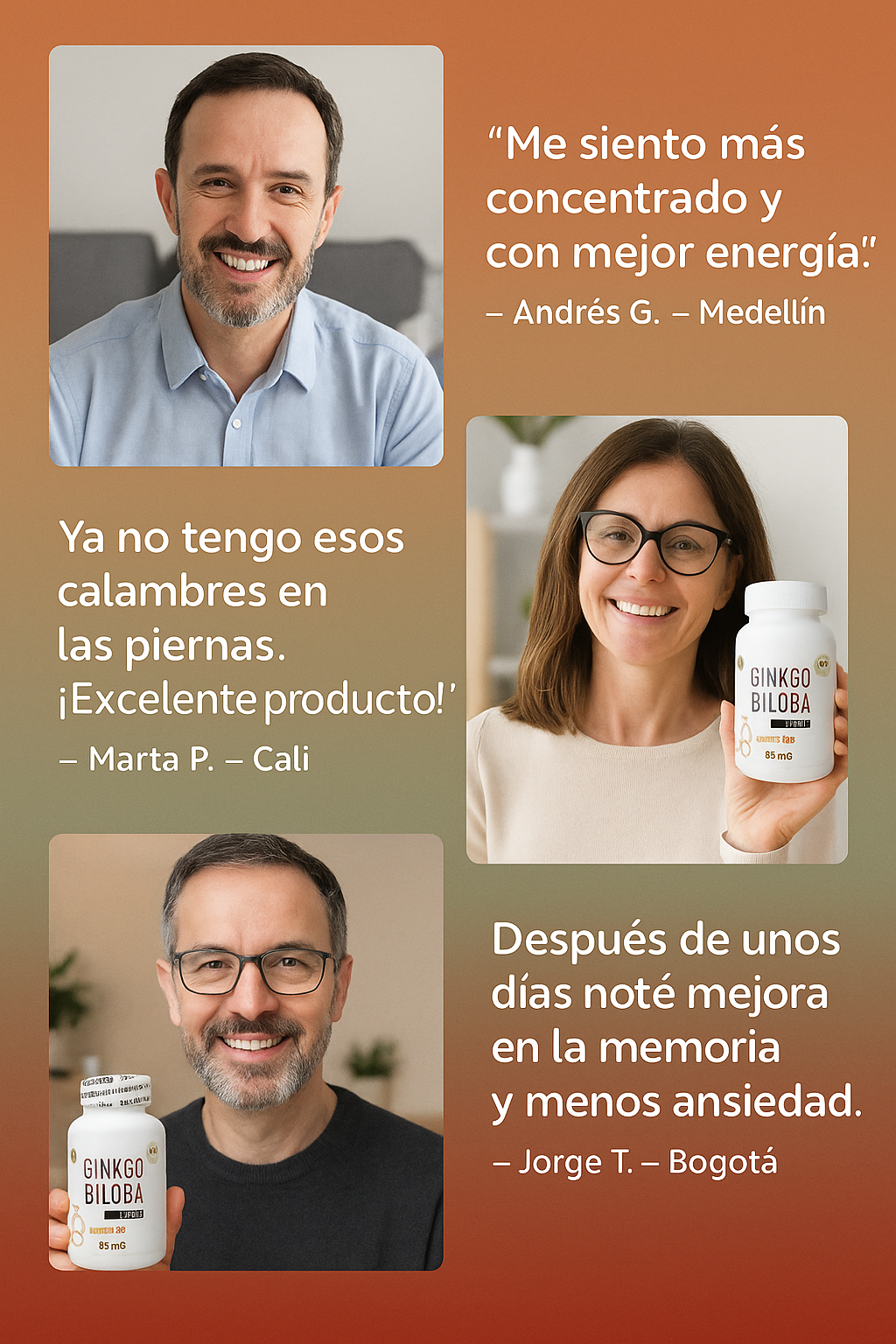 Ginkgo Biloba PLUS Vital™ Memoria, circulación y energía en una sola cápsula.
