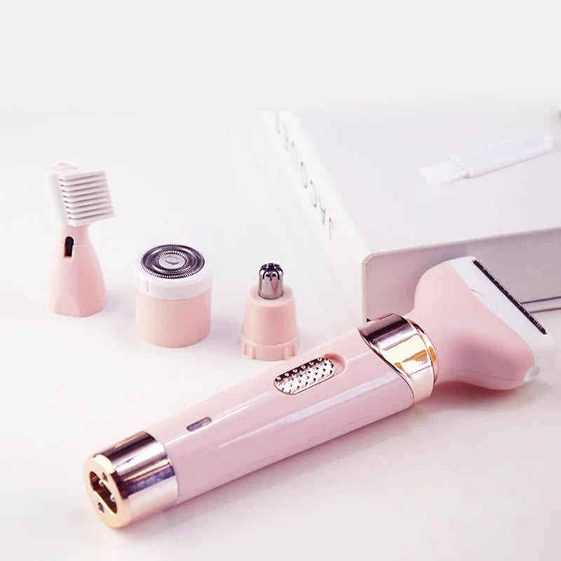 Depiladora Facial Corporal 4 En 1 Recargble