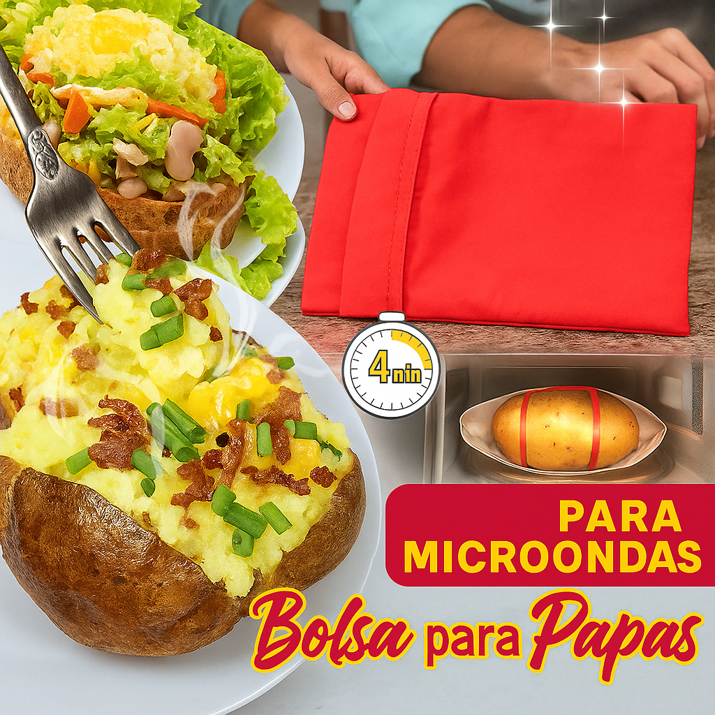 PapaExpress™ Papas listas en solo 4 minutos, esponjosas y llenas de sabor