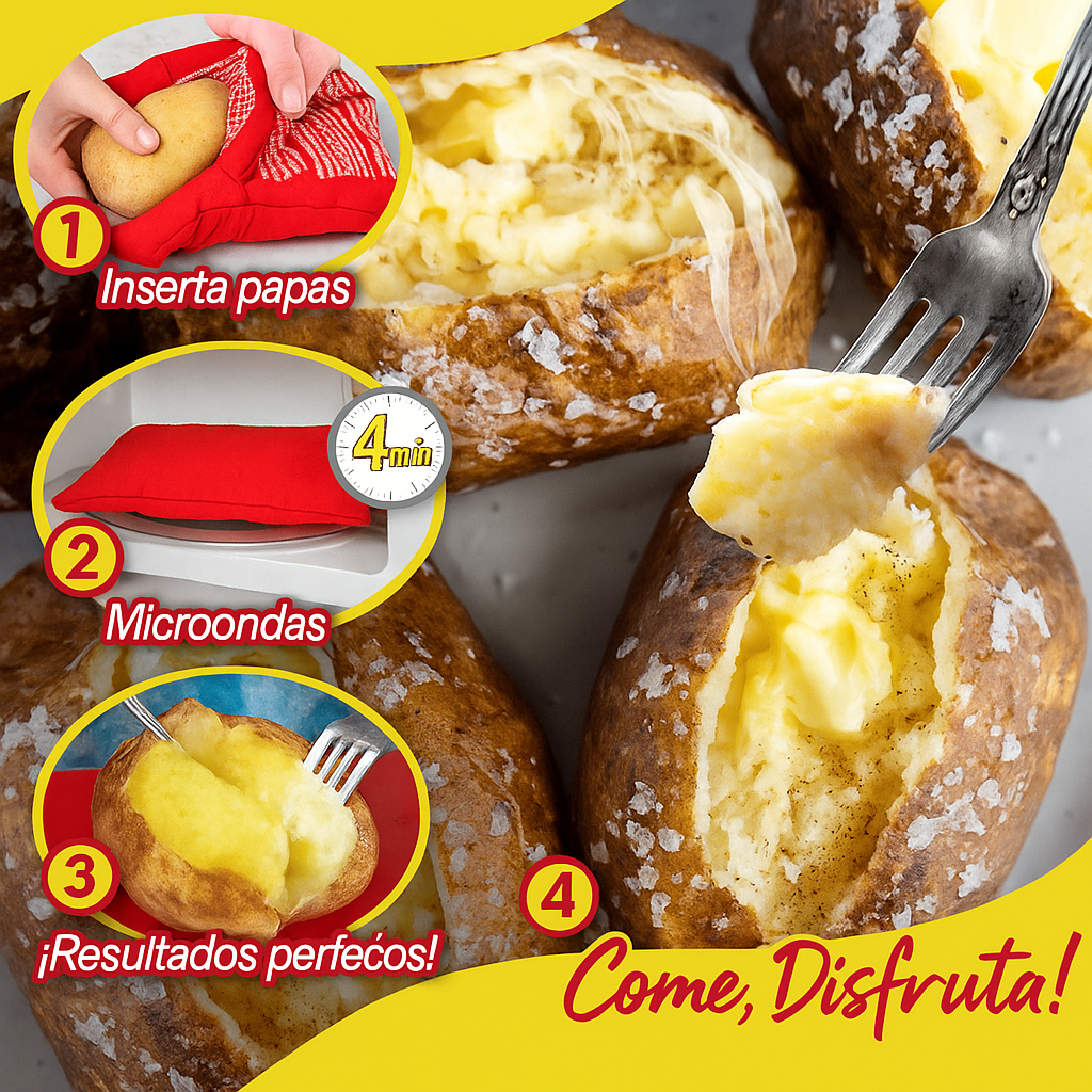 PapaExpress™ Papas listas en solo 4 minutos, esponjosas y llenas de sabor