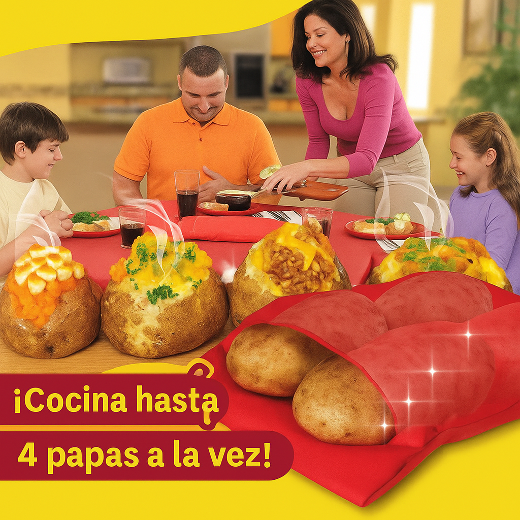 PapaExpress™ Papas listas en solo 4 minutos, esponjosas y llenas de sabor