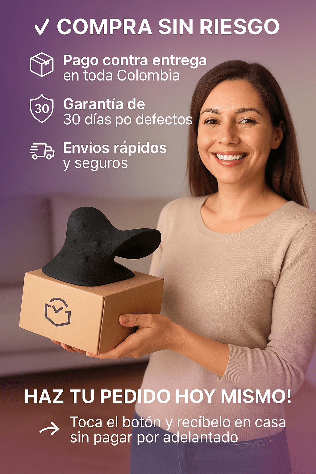 CerviFlex™ Alivio, postura y descanso en solo 10 minutos al día