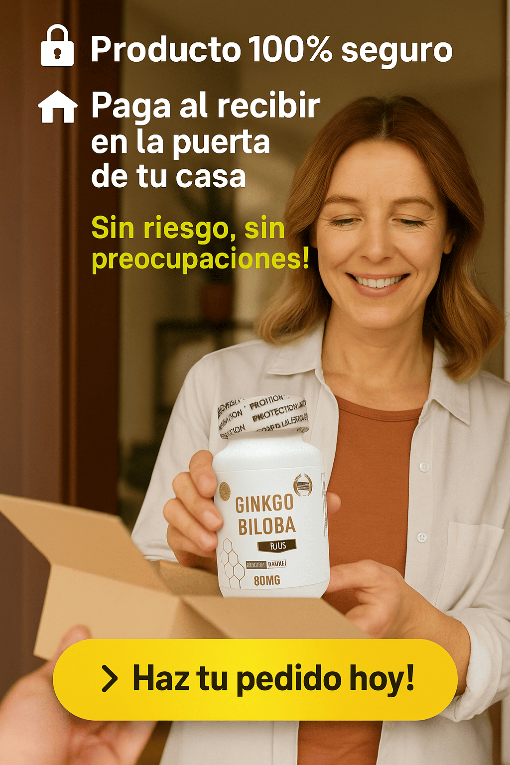 Ginkgo Biloba PLUS Vital™ Memoria, circulación y energía en una sola cápsula.