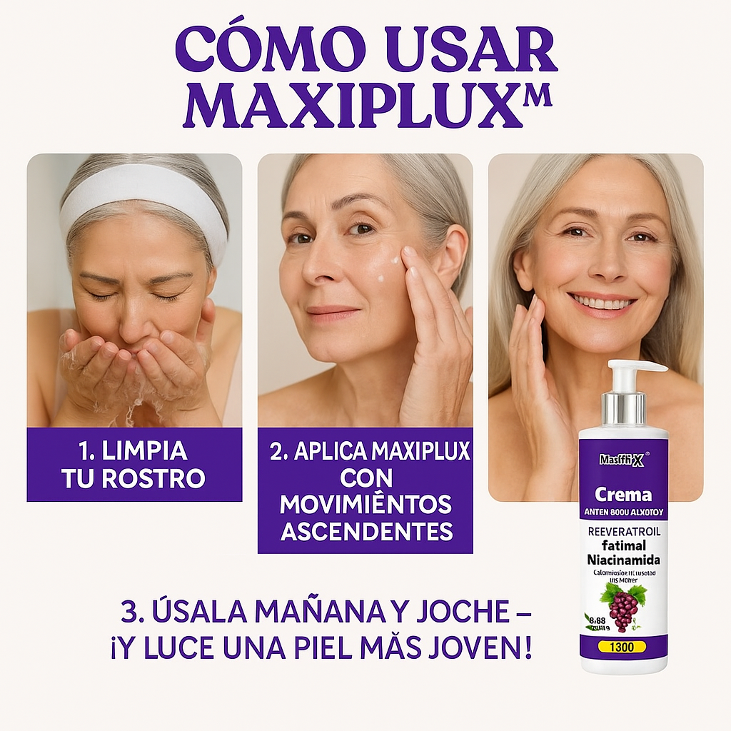 Maxiplux™- Combo Crema + Aceite Antienvejecimiento