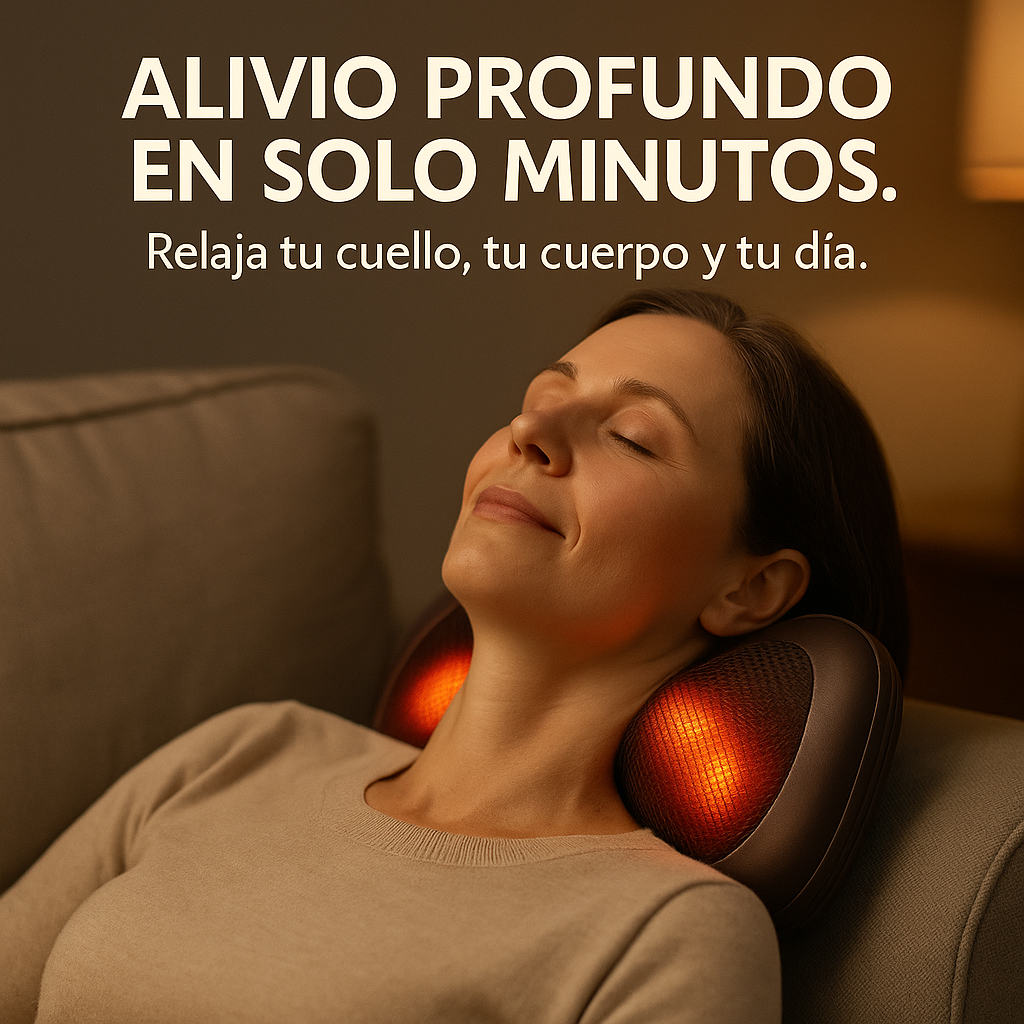 Serenik™- Almohada Masajeadora Con Infrarrojo + masajeador de pies