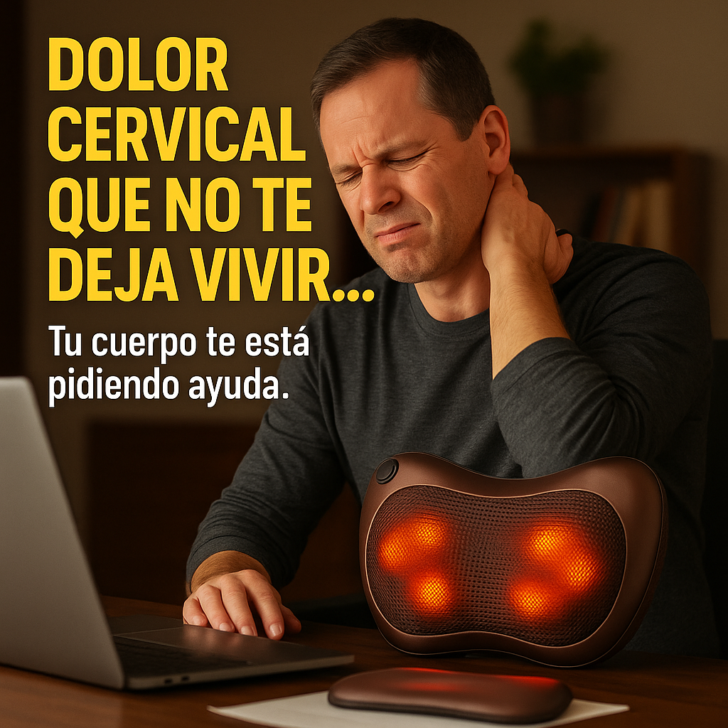 Serenik™- Almohada Masajeadora Con Infrarrojo + masajeador de pies