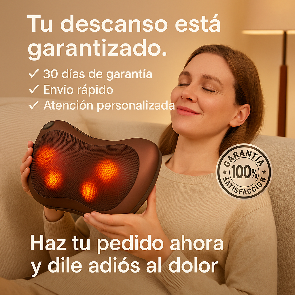 Serenik™- Almohada Masajeadora Con Infrarrojo + masajeador de pies