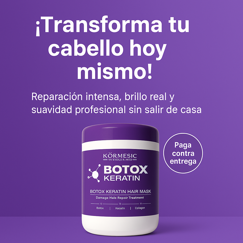 Kormesic Keratin + Botox – Reparación Capilar Profunda (500 ml)