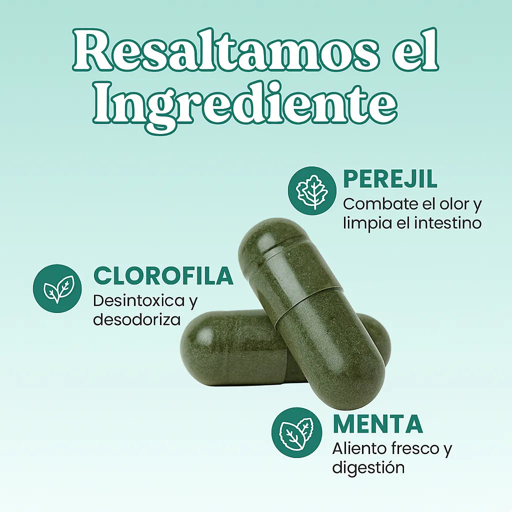 Body Magic™ | Cápsulas que eliminan el mal aliento desde el intestino