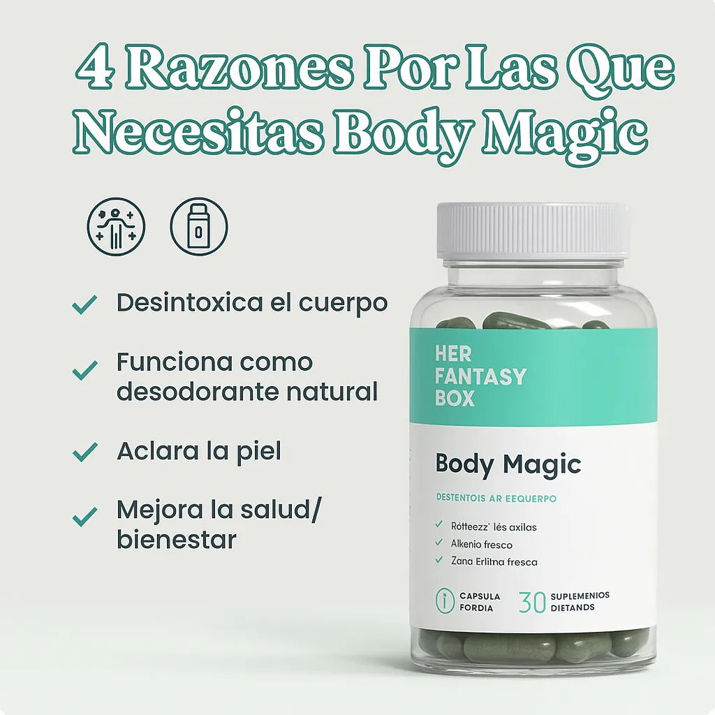 Body Magic™ | Cápsulas que eliminan el mal aliento desde el intestino