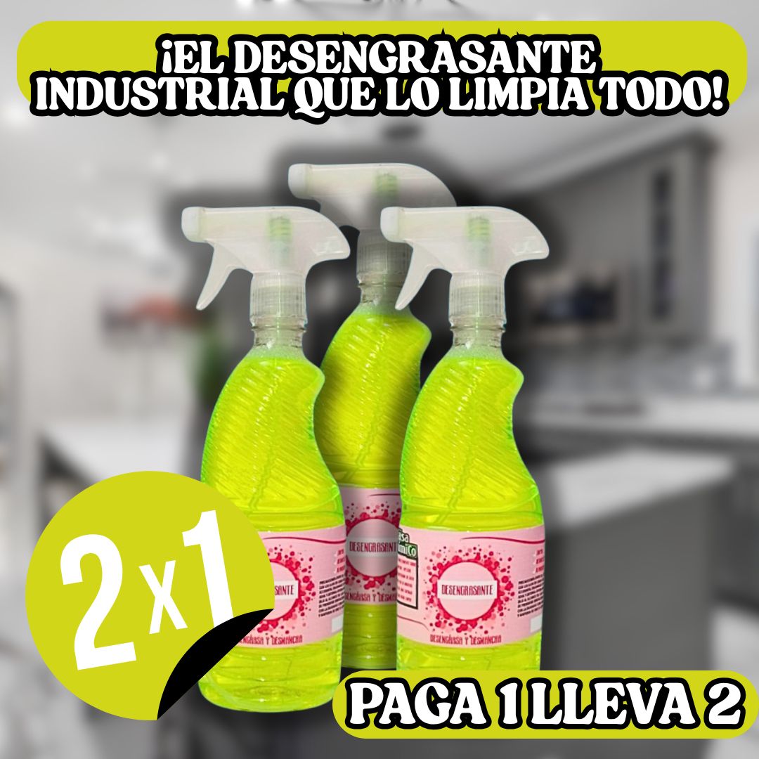 Desengrasante industrial multiusos PAGA 1 LLEVA 2