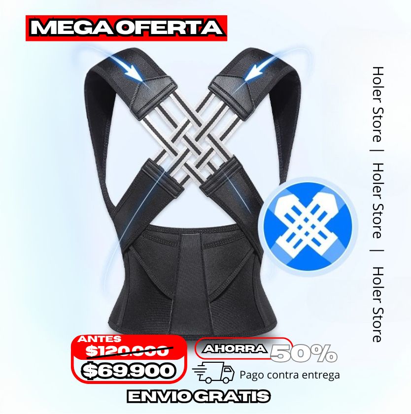Corrector de Postura Ajustable En Trenza