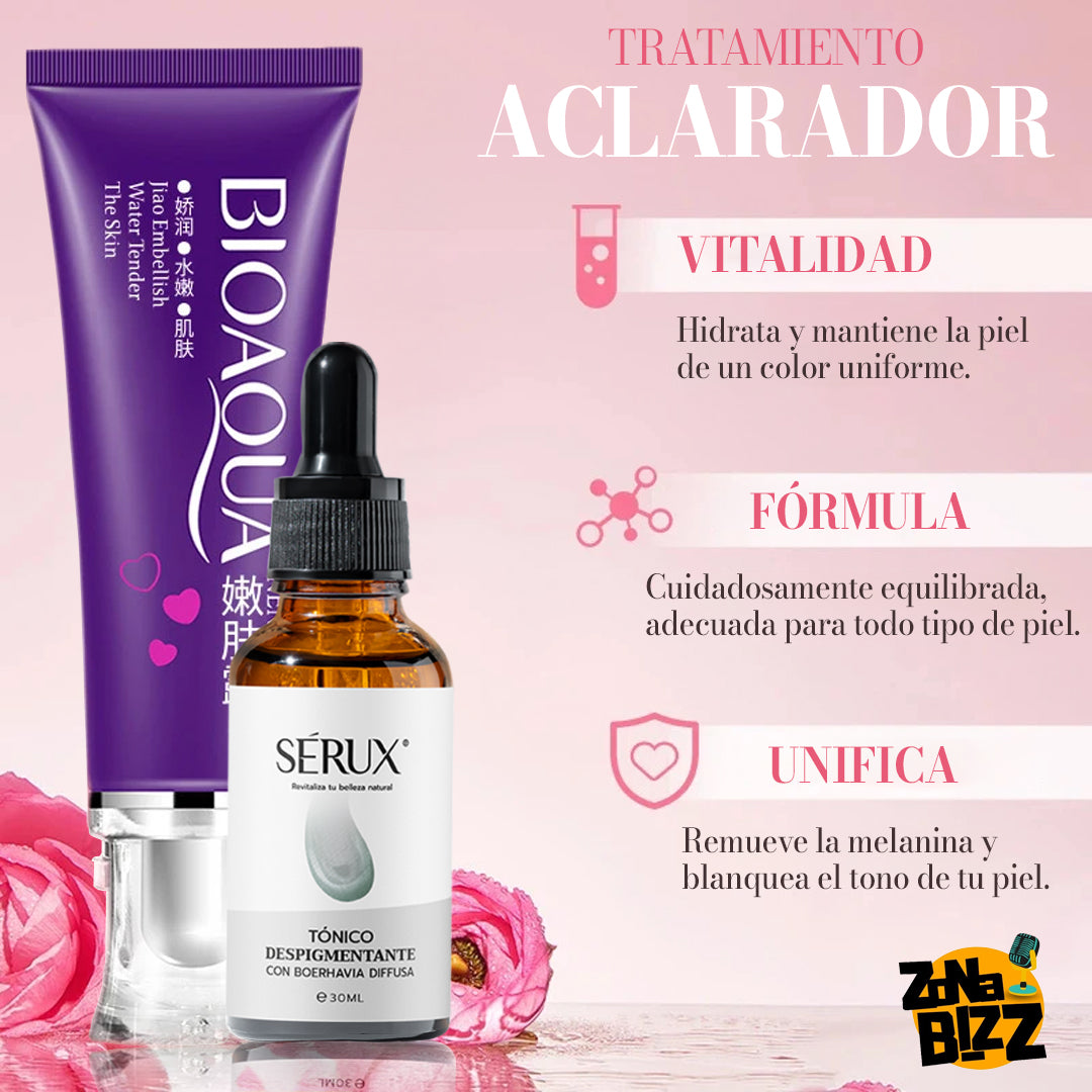TRATAMIENTO ACLARADOR CORPORAL Y FACIAL
