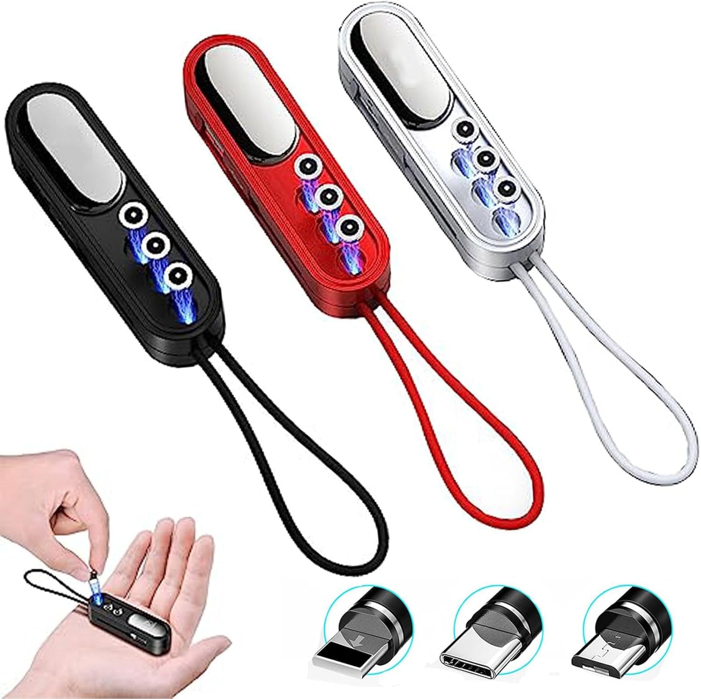 Triomag™ - Cargador Portatil Llavero 3 En 1