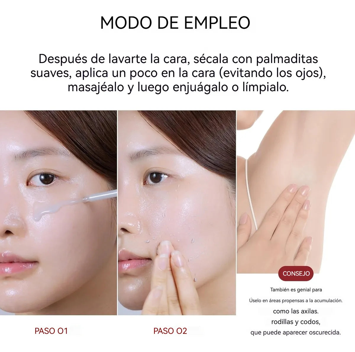 Ampolla Facial Dr. Melaxin – Nutrición Iluminadora de Arroz Blanco y Negro