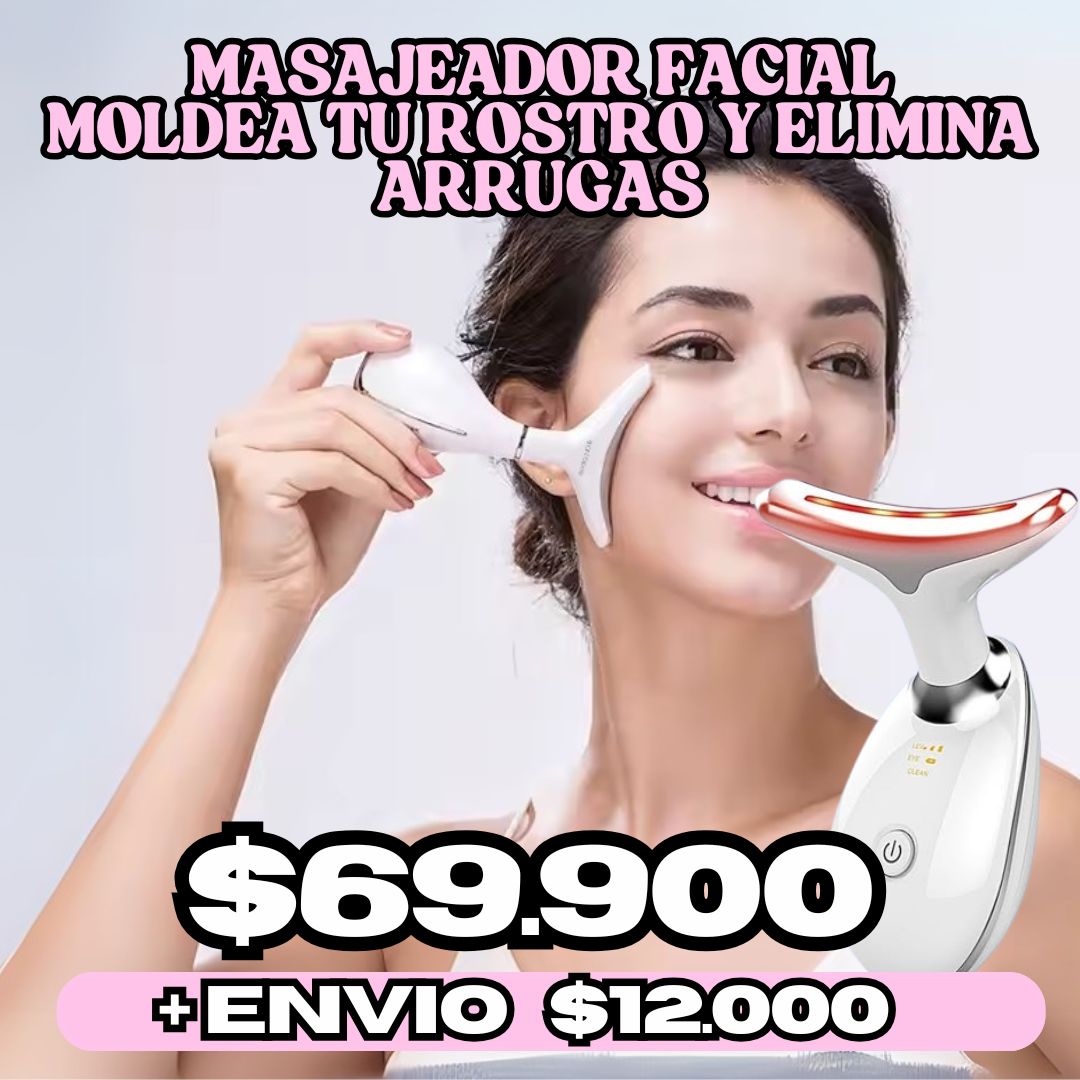 MASAJEADOR FACIAL REDUCTOR DE ARRUGAS