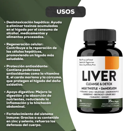 LIVER CLEANSE & DETOX - Desintoxicación Natural
