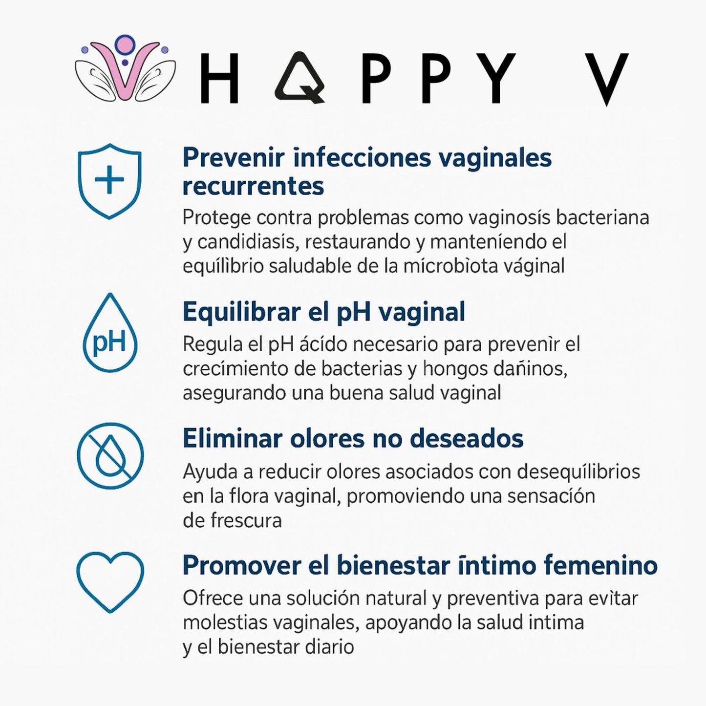 Happy V™ - Adiós al olor vaginal