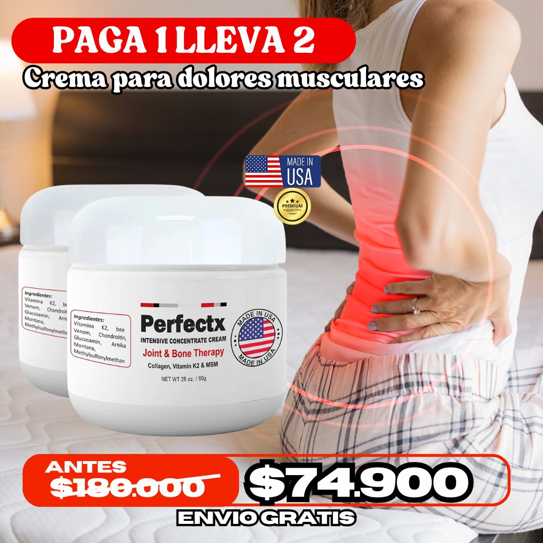 Perfectx Crema Para Dolores Musculares PAGA 1 LLEVA 2