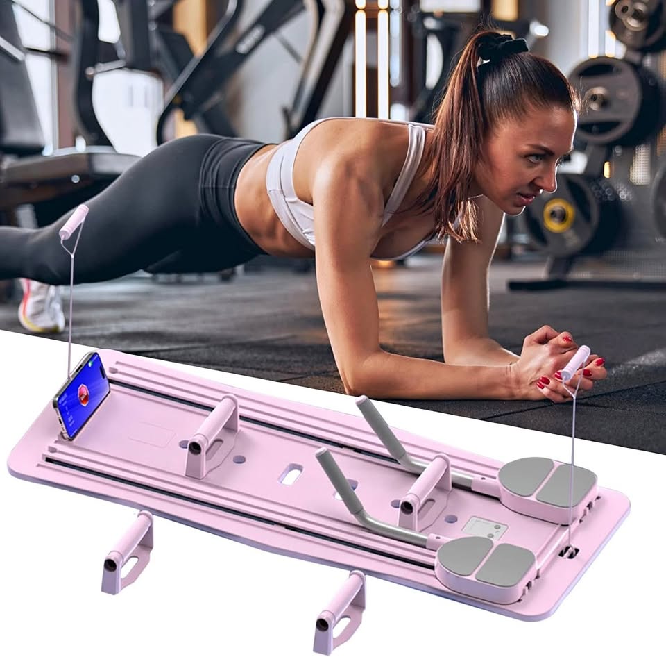 FlexyTone™- Tabla Pilates Y Push Up Con Elasticos