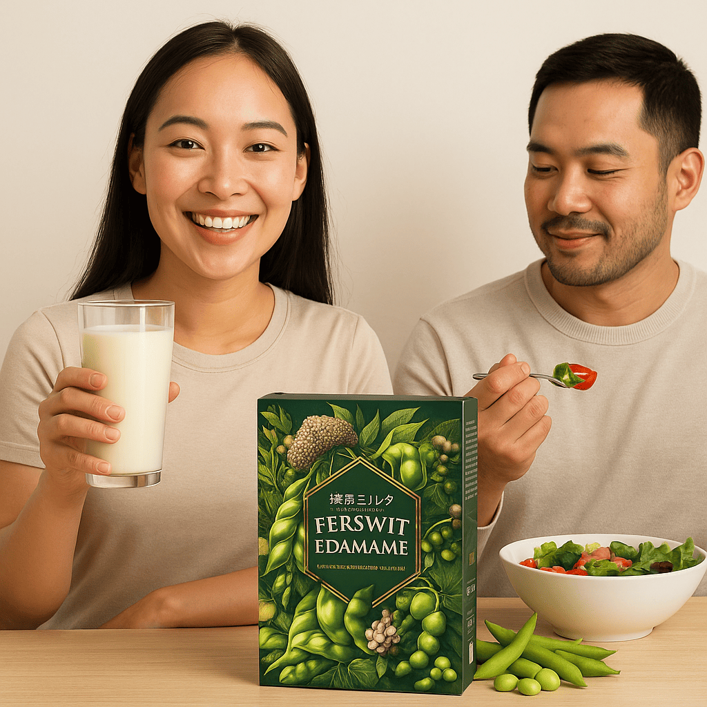 Ferswit Edamame™ | Leche vegetal hecha con soya tierna