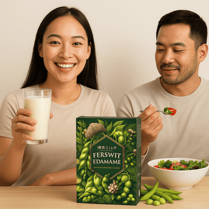 Ferswit Edamame™ | Leche vegetal hecha con soya tierna