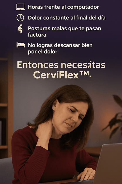 CerviFlex™ Alivio, postura y descanso en solo 10 minutos al día