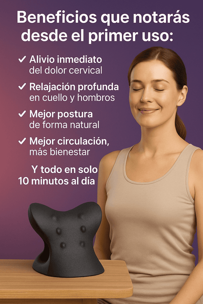CerviFlex™ Alivio, postura y descanso en solo 10 minutos al día