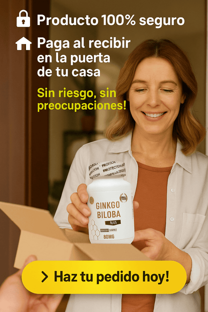 Ginkgo Biloba PLUS Vital™  Memoria, circulación y energía en una sola cápsula.