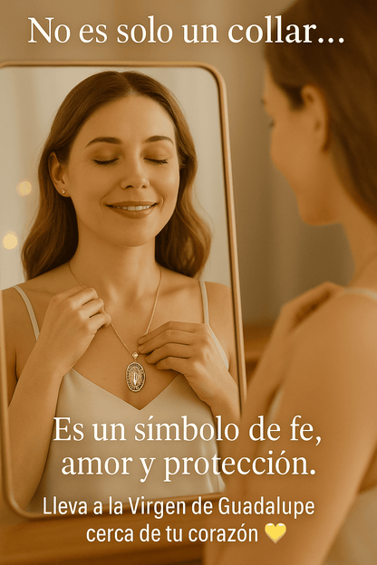 Hermoso collar Virgen de Guadalupe