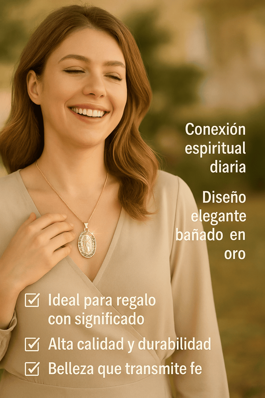 Hermoso collar Virgen de Guadalupe