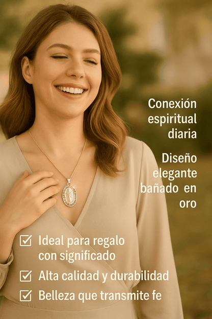 Hermoso collar Virgen de Guadalupe