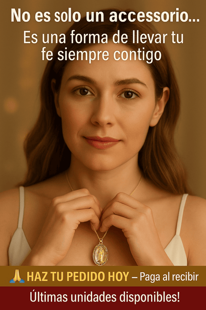 Hermoso collar Virgen de Guadalupe