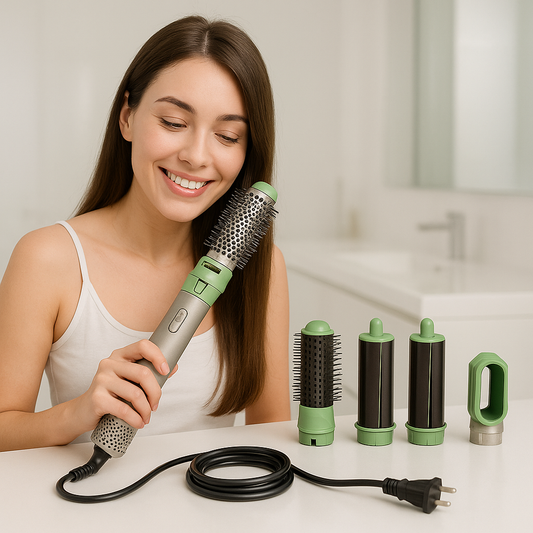 Set Profesional 5 en 1: Secado, Moldeo y Brillo con Aguacate