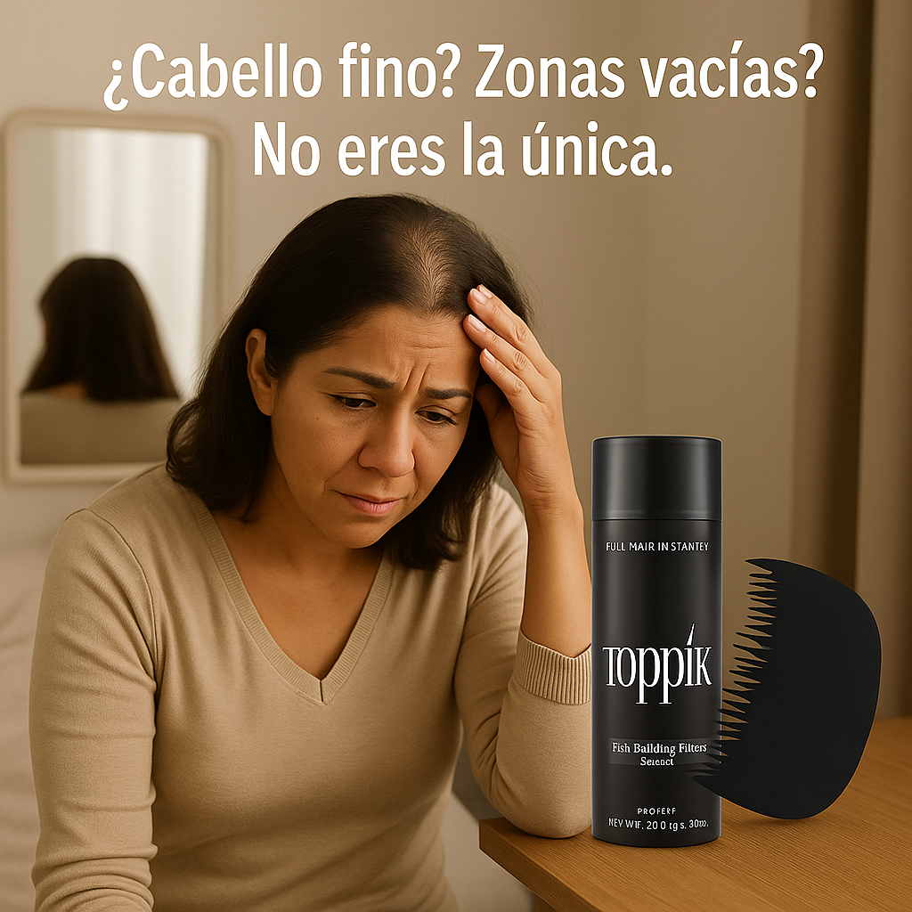 Toppik™ + Peine - Recuperá Tu Imagen en 10 Segundo
