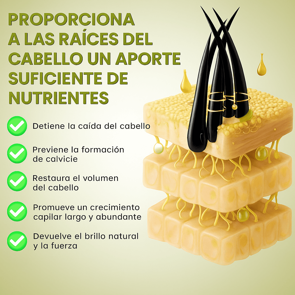 Aceite capilar vegano™ | Activa hasta un 91 % del crecimiento del cabello en 7 días