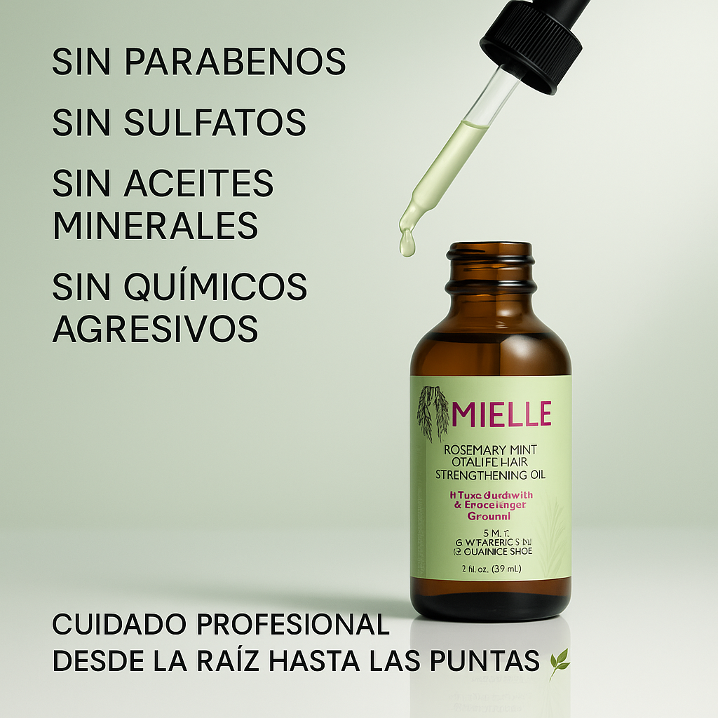 Aceite Fortalecedor Capilar Mielle Rosemary Mint