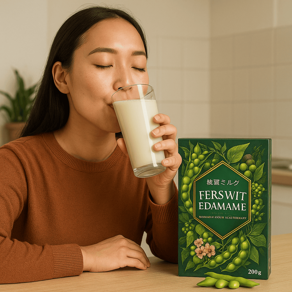 Ferswit Edamame™ | Leche vegetal hecha con soya tierna