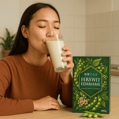 Ferswit Edamame™ | Leche vegetal hecha con soya tierna
