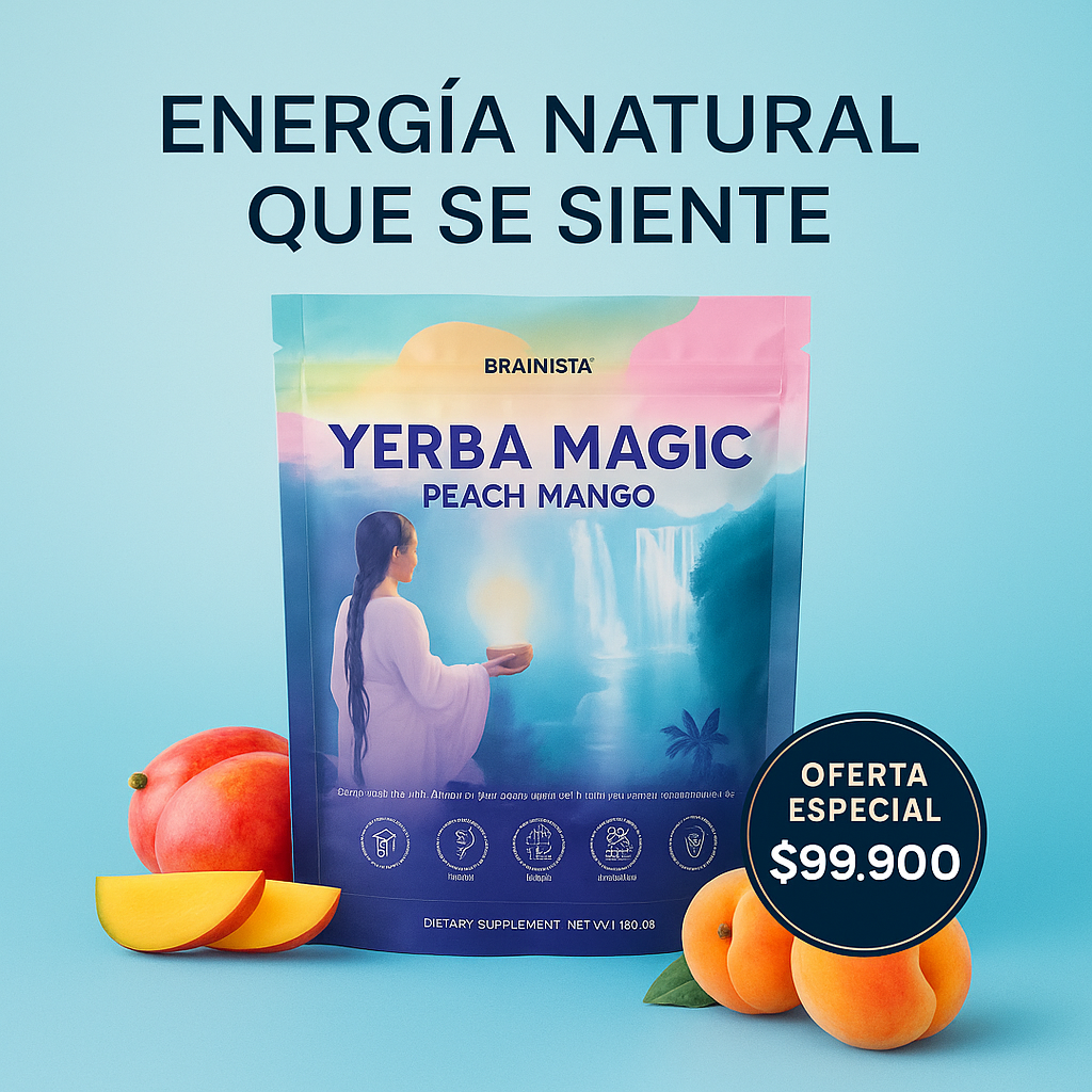 YERBA MAGIC PEACH 3 EN 1 - LUCE MEJOR EN TIEMPO RECORD - INSTANTÁNEO EN POLVO