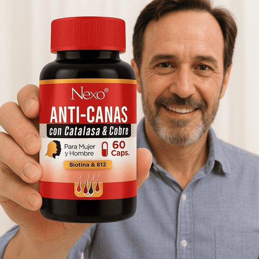Nexo™ | Anticanas, Recupera el color original de tu cabello desde la raíz.