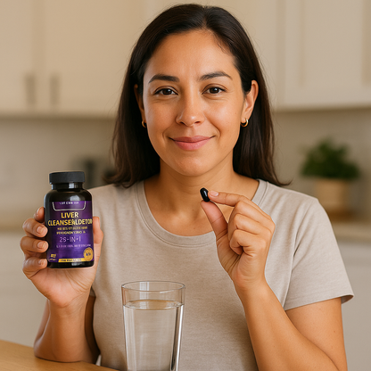Liver Cleanse & Detox – Fórmula 25 en 1 para cuidar tu hígado y sentirte más liviano