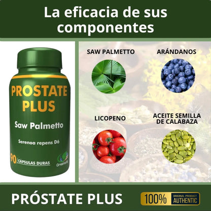 Prostate plus™ | Bienestar urinario, hormonal y sexual.