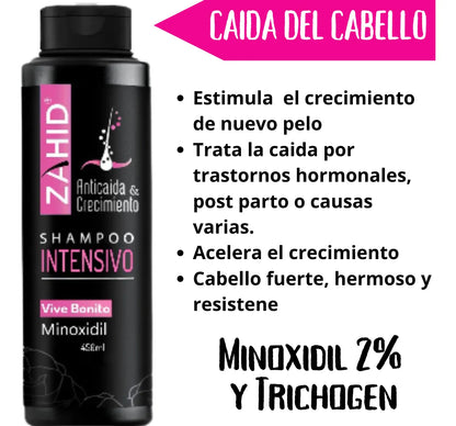 Kit Capilar Fortalecedor ZAHID. Shampoo + Tonico 2x1
