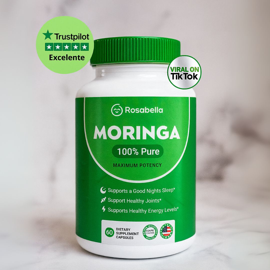 Moringa Rosabella™| Equilibra naturalmente el cortisol para combatir la fatiga y restaurar la energía desde dentro.