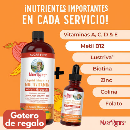 Mary Ruth's | Estimula el crecimiento capilar día tras día
