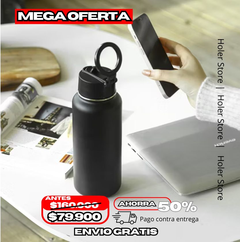 Termo Soporte Para Celular - Incluye Adhesivo Magnetico