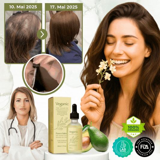 Aceite capilar vegano™ | Activa hasta un 91 % del crecimiento del cabello en 7 días